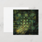 Lichten in de Abstracte kunstwerken van de stad (Voorkant / Achterkant)