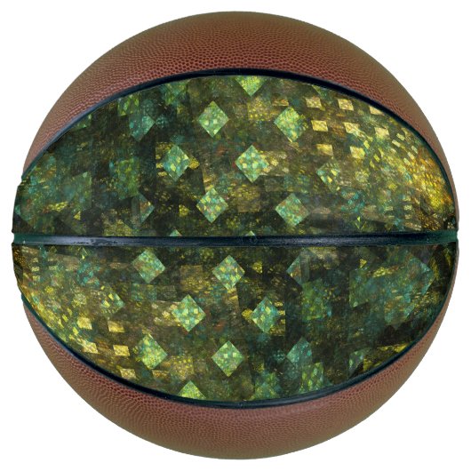 Lichten in de Abstracte kunstwerken van de stad Basketbal (Voorkant)