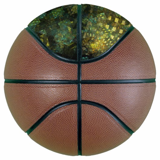 Lichten in de Abstracte kunstwerken van de stad Basketbal (Rechts)