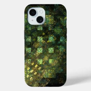 Lichten in de Abstracte kunstwerken van de stad iPhone 15 Case