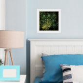 Lichten in de Abstracte kunstwerken van de stad Folie Afdrukken (Insitu (Slaapkamer))