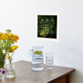 Lichten in de Abstracte kunstwerken van de stad Folie Afdrukken (Laag (Keuken))