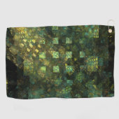 Lichten in de Abstracte kunstwerken van de stad Golfhanddoek (Horizontaal)