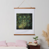 Lichten in de Abstracte kunstwerken van de stad Hangend Wandkleed (Slaapkamer)