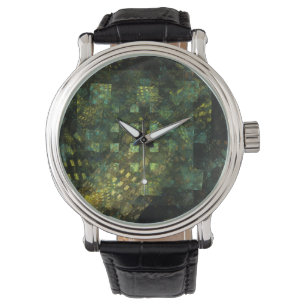 Lichten in de Abstracte kunstwerken van de stad Horloge