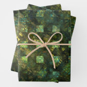 Lichten in de Abstracte kunstwerken van de stad Inpakpapier Vel (In situ)