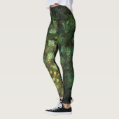 Lichten in de Abstracte kunstwerken van de stad Leggings (Links)