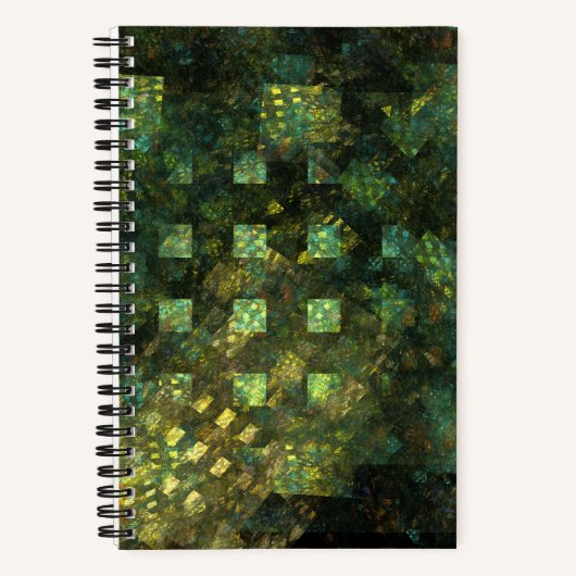 Lichten in de Abstracte kunstwerken van de stad Notitieboek (Voorkant)