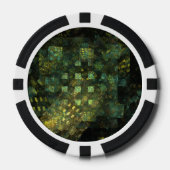 Lichten in de Abstracte kunstwerken van de stad Poker Chips (Voorkant)