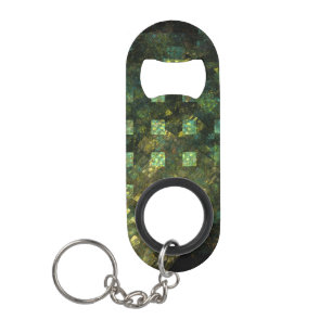 Lichten in de Abstracte kunstwerken van de stad Sleutelhanger Flessenopener