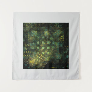 Lichten in de Abstracte kunstwerken van de stad Wandkleed