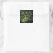 Lichten in de City Abstract Art Square Sticker (Tas)