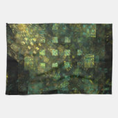 Lichten in de City Abstracte Art Kitchen Towel Theedoek (Horizontaal)