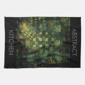 Lichten in de City Abstracte Art Kitchen Towel Theedoek (Horizontaal)