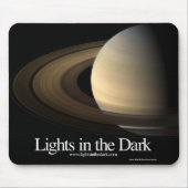 Lichten in de donkere mousepad muismat (Voorkant)