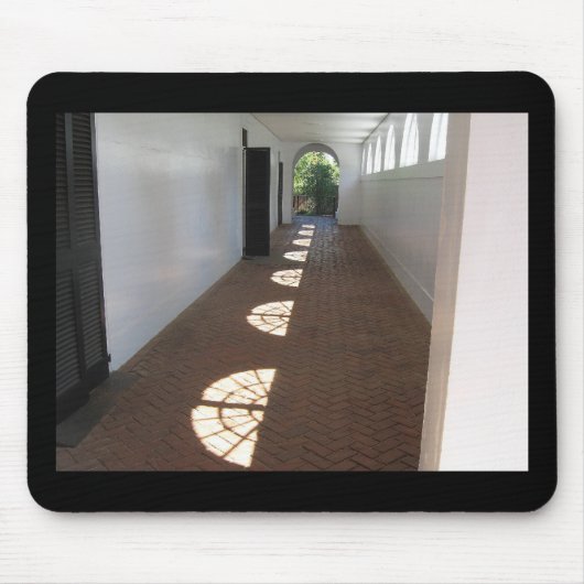 lichten in de lijn muismat (Voorkant)