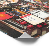 Lichten in de sneeuw poster (Hoek)