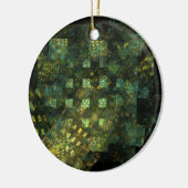 Lichten in de stad Abstract Art Circle Ornament (Links)
