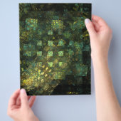 Lichten in de stad Abstract Art Flyer (Hand)