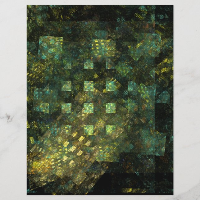 Lichten in de stad Abstracte Art Letterhead (Voorkant)
