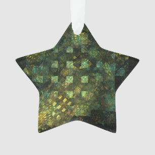 Lichten in de Stad Abstracte Kunst Acryl Ster Ornament