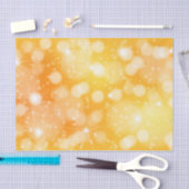 Lichten in geel weefselpapier tissuepapier (Craft)