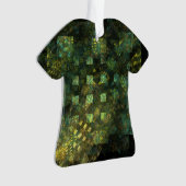Lichten in het Abstract Shirt van de kunstacrylpla Ornament (voorkant)