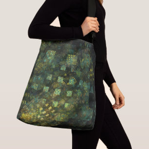 Lichten in het Abstracte kunstlichaam van de stad Crossbody Tas