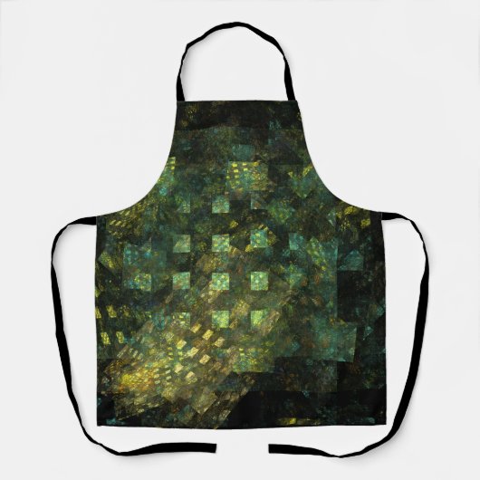 Lichten in het Abstracte kunstpron van de stad Schort (Voorkant)