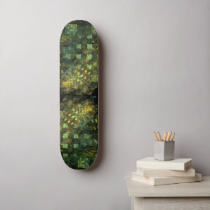 Lichten in het Abstracte kunstskateboard van de st Skateboard