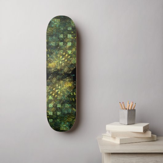 Lichten in het Abstracte kunstskateboard van de st Skateboard (Muurkunst)