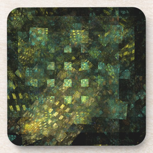 Lichten in het Abstracte Onderzetter van het stads (Voorkant)