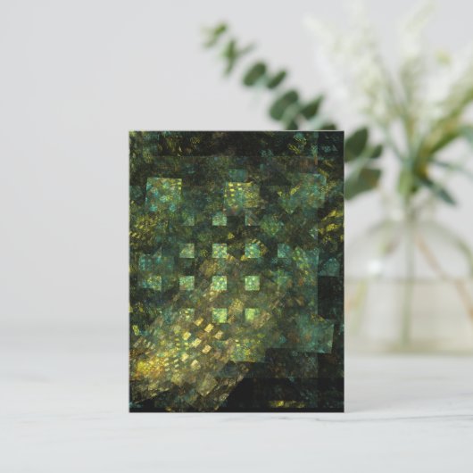 Lichten in het Briefkaart Abstracte kunst van de s (Staand voorkant)