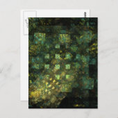 Lichten in het Briefkaart Abstracte kunst van de s (Voorkant / Achterkant)