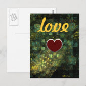 Lichten in het City Love Briefkaart (Voorkant / Achterkant)