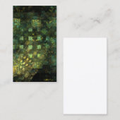 Lichten in het Visitekaartje Abstracte kunst van d (Voorkant / Achterkant)