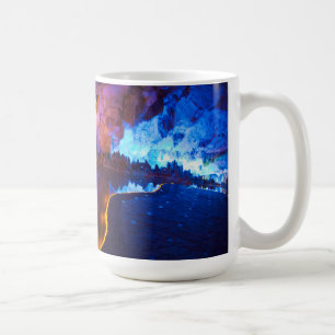 Lichten in Reed Flute Cave, China Koffiemok