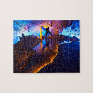 Lichten in Reed Flute Cave, China Legpuzzel