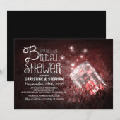 Lichten metselaar pot & vuurvliegjes vrijgezellenf kaart (Voorkant / Achterkant)