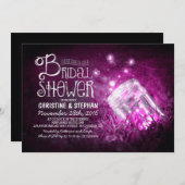 Lichten metselaar pot & vuurvliegjes vrijgezellenf kaart (Voorkant / Achterkant)