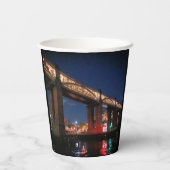 Lichten onder de brug papieren bekers (Achterkant)