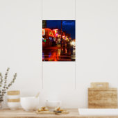 Lichten op Broadway, Nashville, Tennessee - Poster (Keuken)