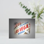 Lichten op de 'Bride & Groom' Ons huwelijk in Las  Briefkaart (Staand voorkant)