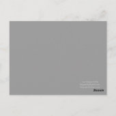 Lichten op de 'Bride & Groom' Ons huwelijk in Las  Briefkaart (Achterkant)