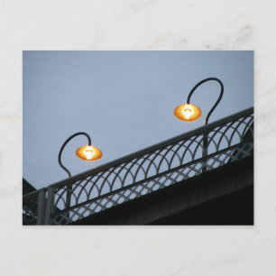 Lichten op de Walnut Street Bridge Briefkaart