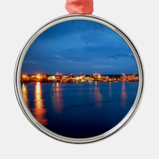 Lichten op het water metalen ornament (Voorkant)