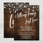 Lichten op hout Niets bijzonders gewoon lief ontva Kaart (Voorkant / Achterkant)