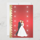 Lichten rood-kroonluchter kaart (Achterkant)