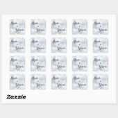 Lichten Sneeuw Glitter Glans Zilver Sticker (Vel)