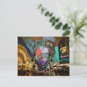 Lichten van Fremont Street Briefkaart (Staand voorkant)